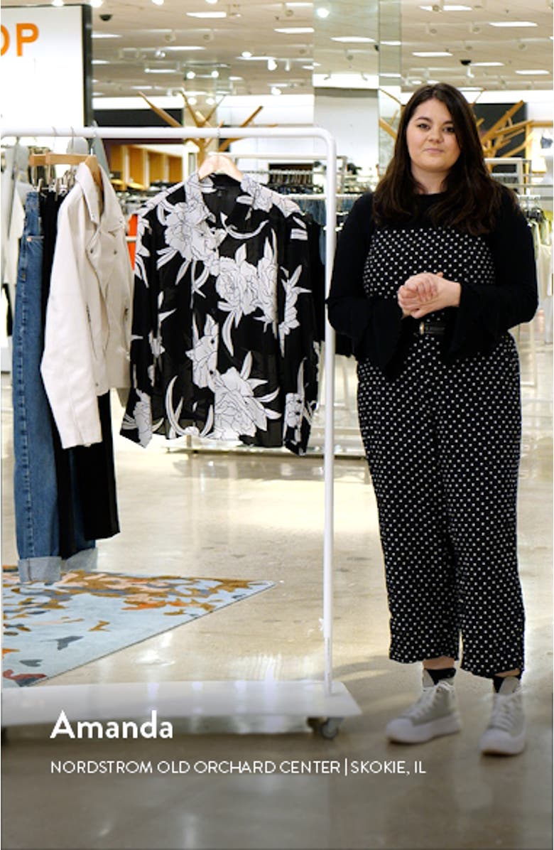 Floral Print Button-Up Shirt, sales video thumbnail