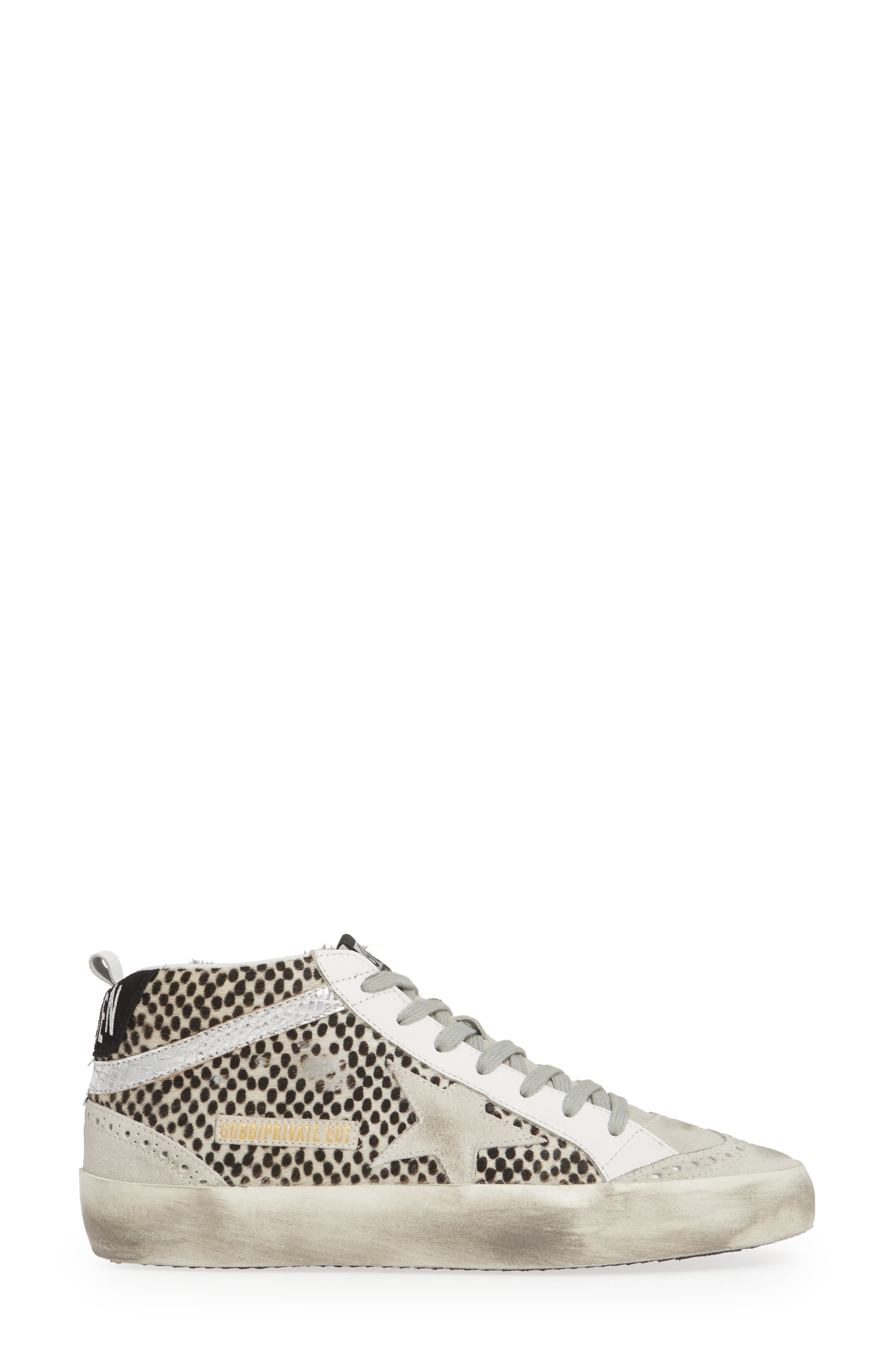 Golden Goose Midstar Genuine Calf Hair Sneaker, Alternate, color, 