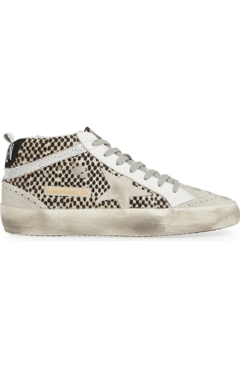 Golden Goose Midstar Genuine Calf Hair Sneaker, Alternate, color,
