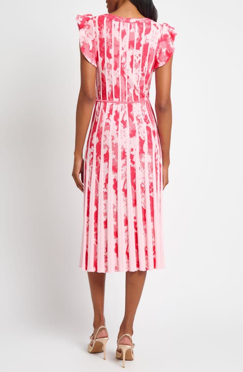 Ming Wang Fit & Flare Knit Midi Dress