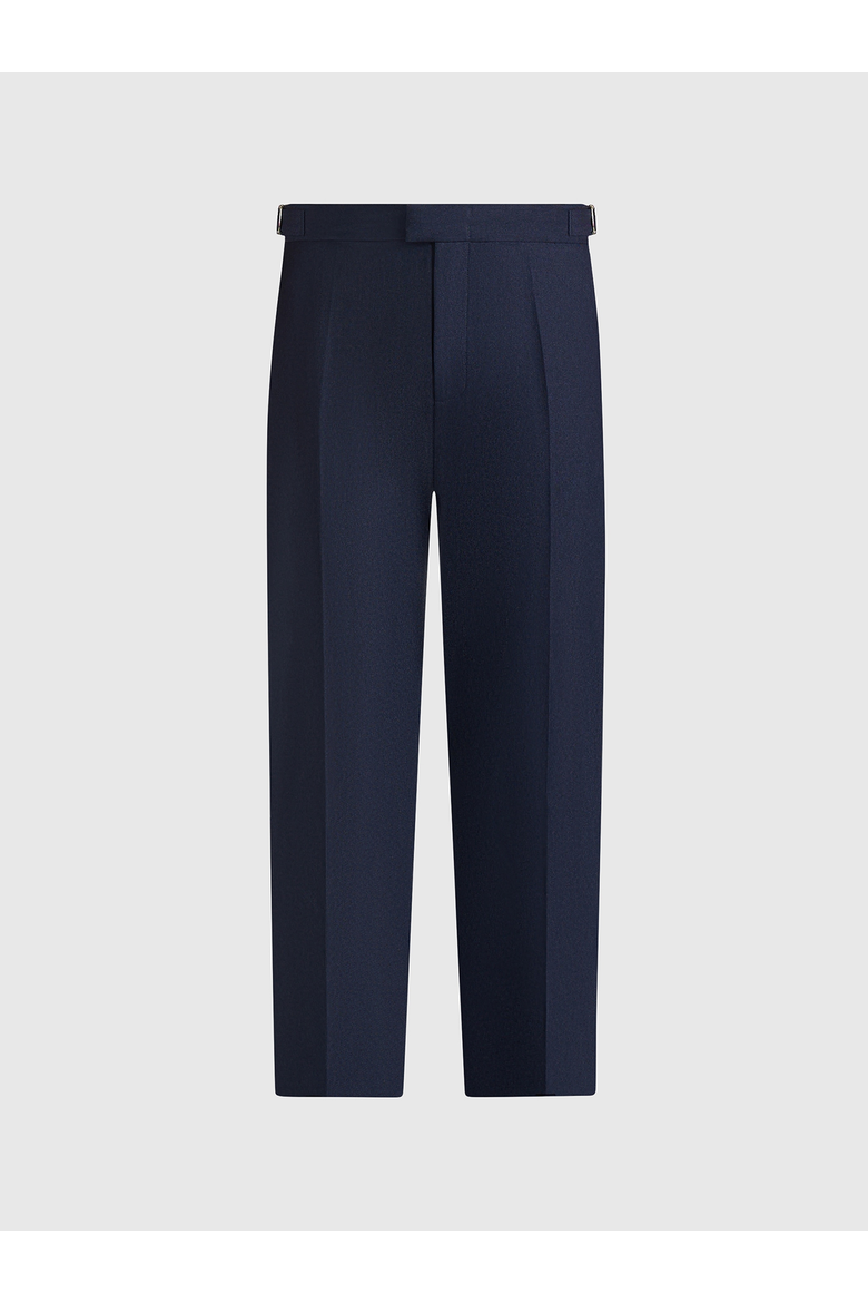 Hubert Slim Fitted Tailored Trousers, Alternate, color, Navy