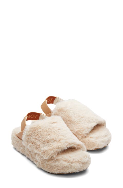 Sofia Faux Fur Slingback Slipper