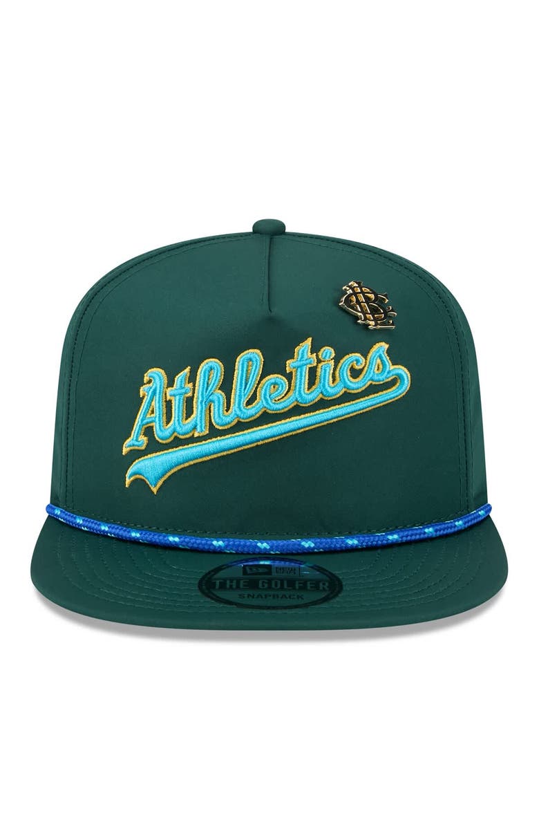 New Era Men's New Era  Green Athletics 2025 Big League Chew Golfer Snapback Hat, Alternate, color, Green