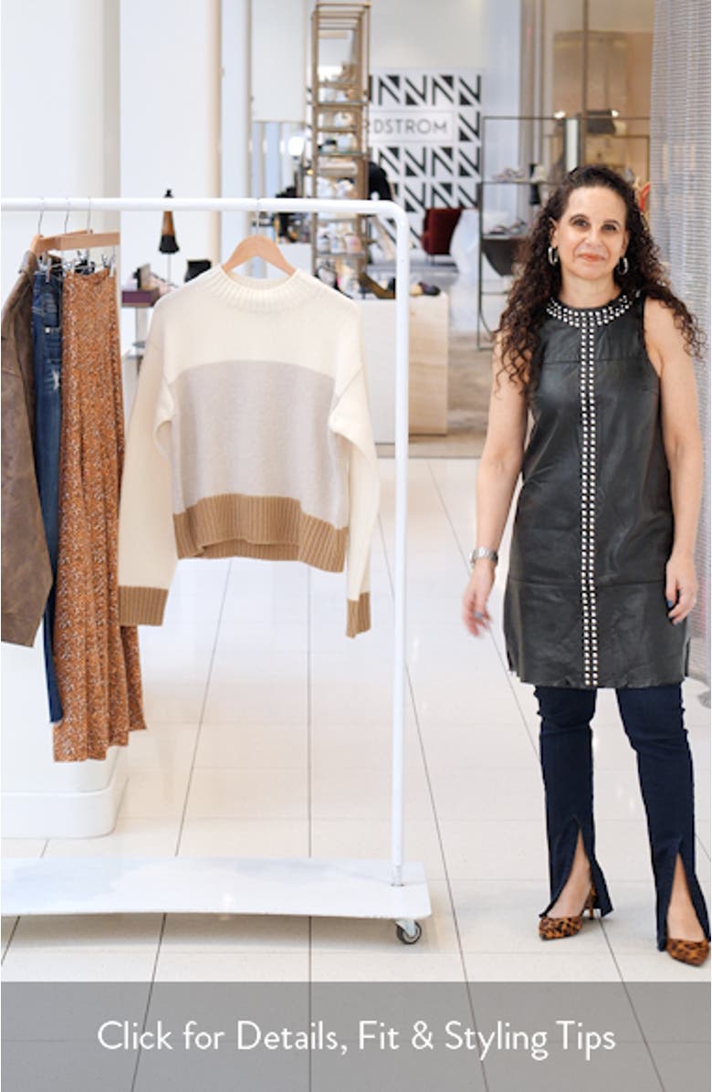 Colorblock Wool & Cashmere Sweater, sales video thumbnail