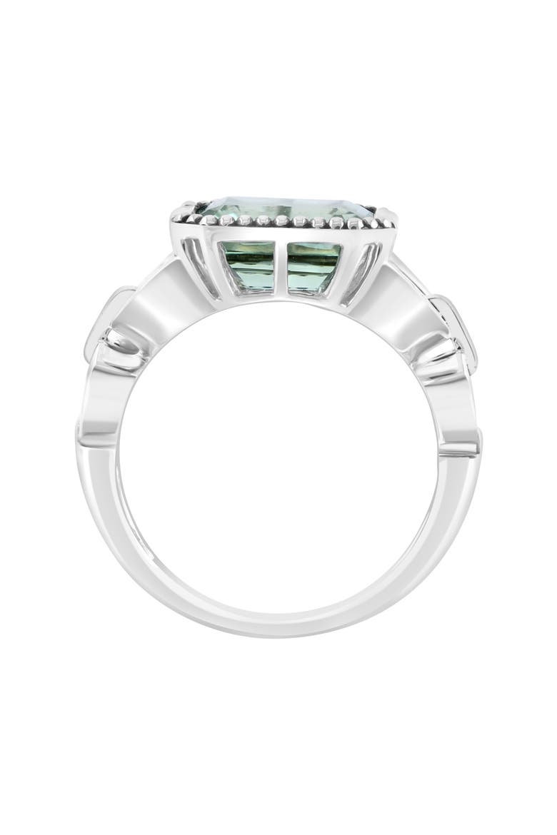 Sterling Silver Prasiolite Ring, Alternate, color, GREEN