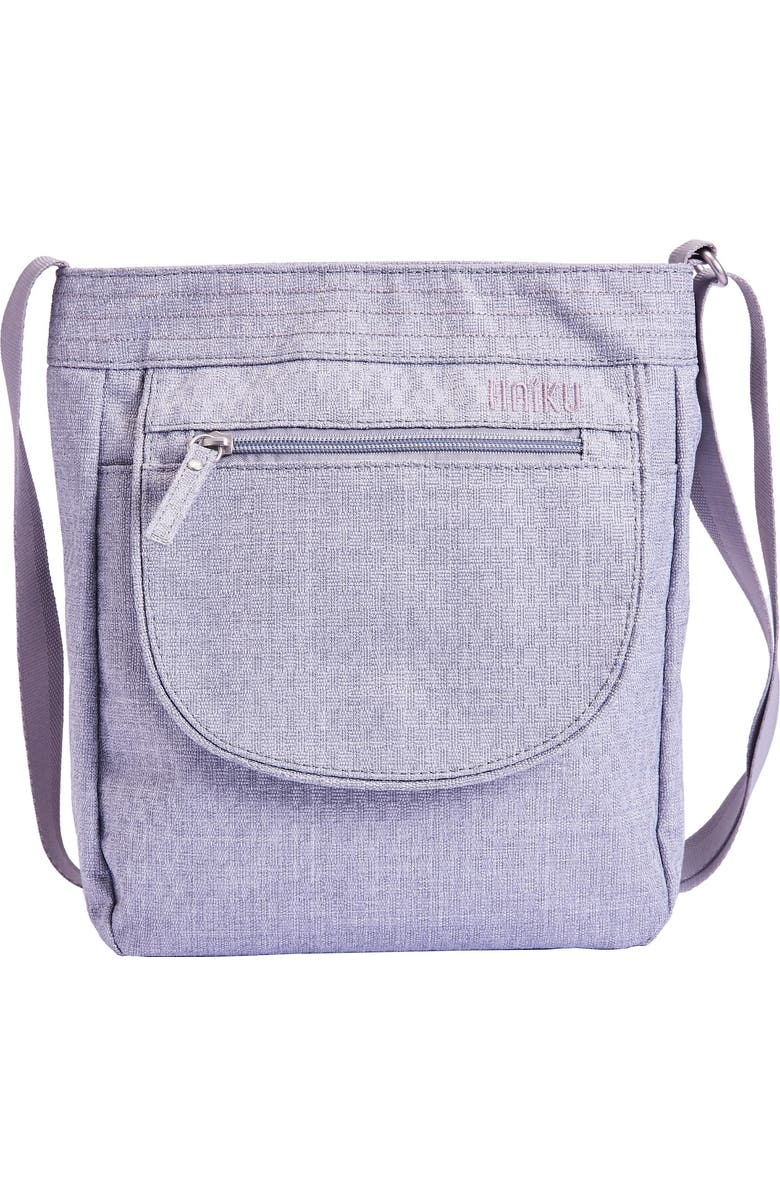 HAIKU Jaunt RFID Blocking Crossbody, Main, color, Stone Gray