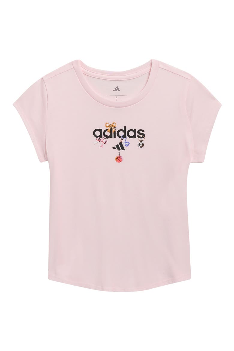 Kids' Linear Charms Graphic Tee, Main, color, DISTILLED PINK