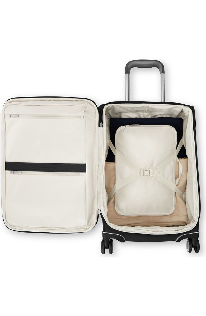 Samsonite Silhouette 18 20" Global Carry-On Softside Spinner, Alternate, color, Black