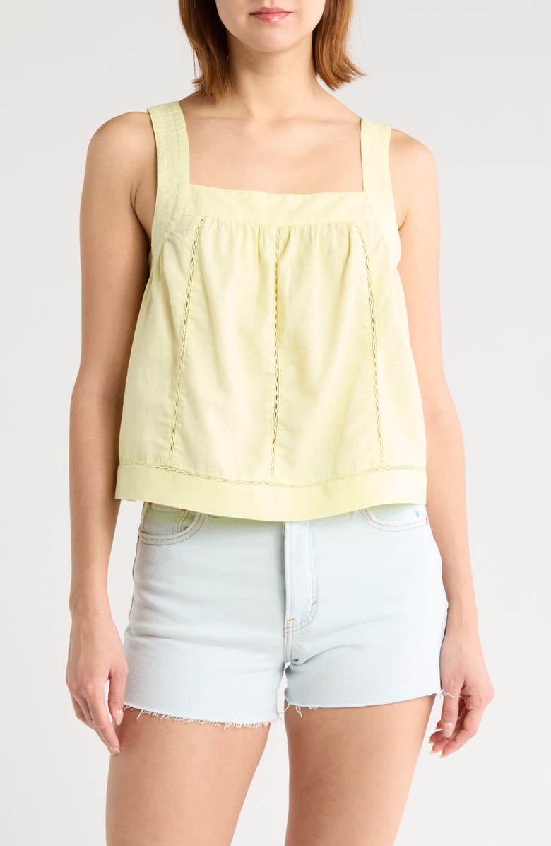 Lucky Brand Lace Hemp & Cotton Camisole, Main, color,