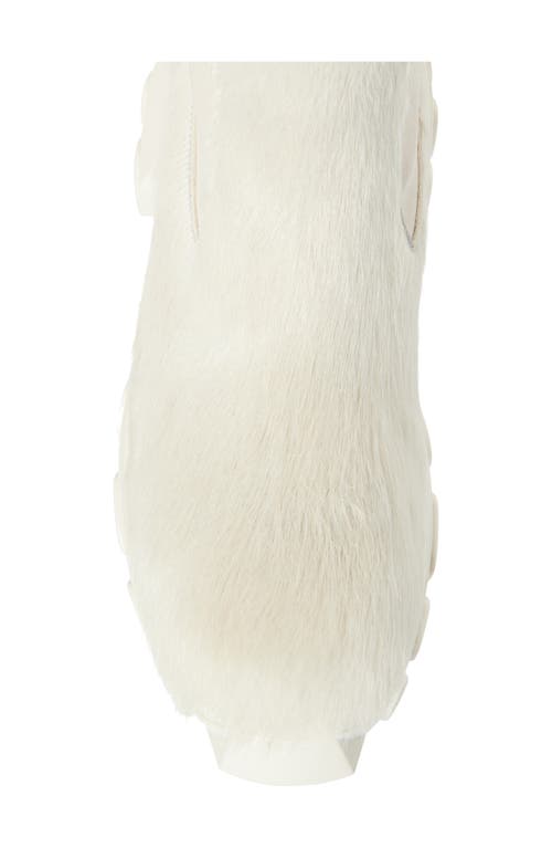 Rick Owens Beatle Bozo Tractor Genuine Calf Hair Chelsea Boot