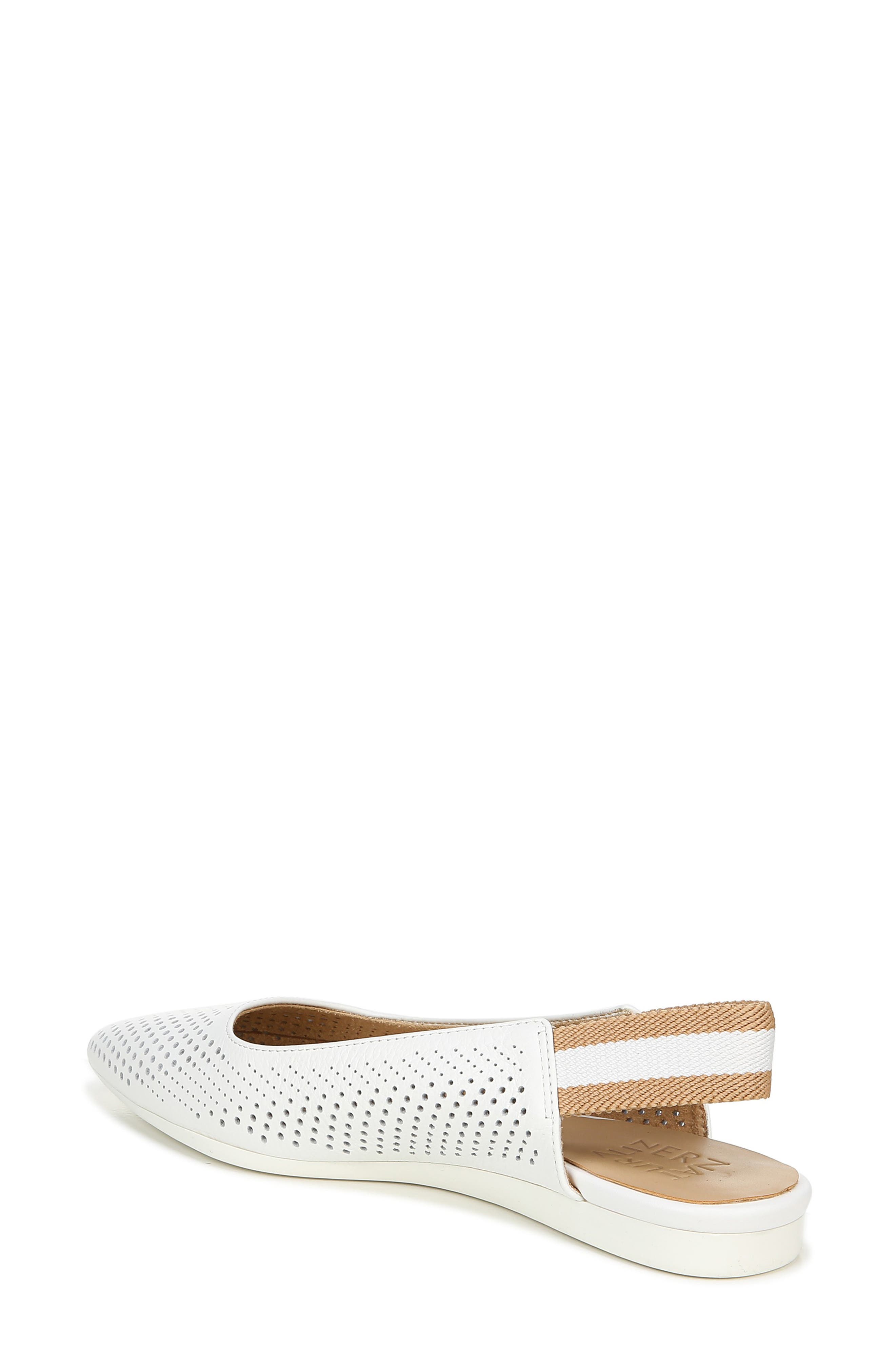 Rory Flat, Alternate, color, WHITE LEATHER