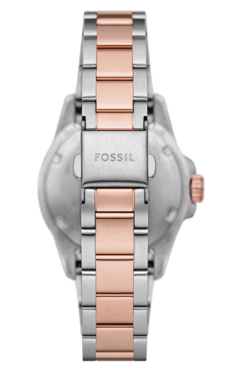 Fossil Blue Dive Bracelet Watch, 36mm, Alternate, color, 