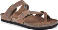 White Mountain Footwear Gracie Double Buckle Sandal