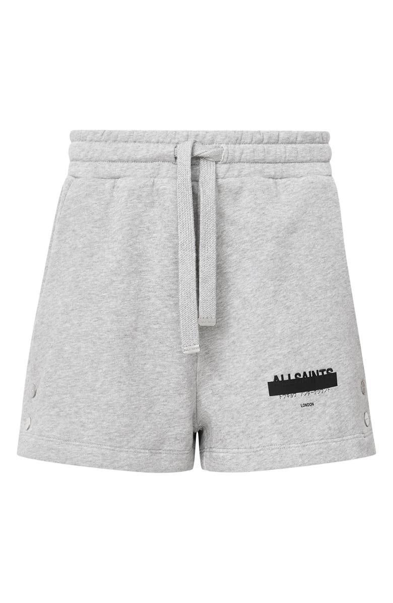 AllSaints Sorri Cotton Sweat Shorts, Alternate, color, 
