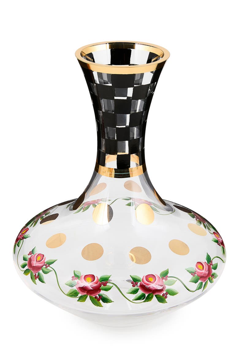 Carnival Black Wine Decanter, Main, color, BLACK