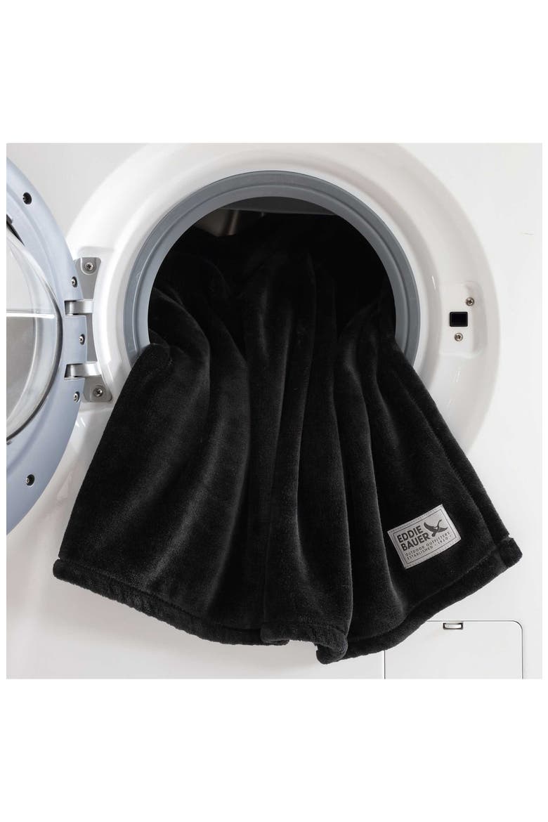 Ultrasoft Plush Throw Blanket, Alternate, color, BLACK