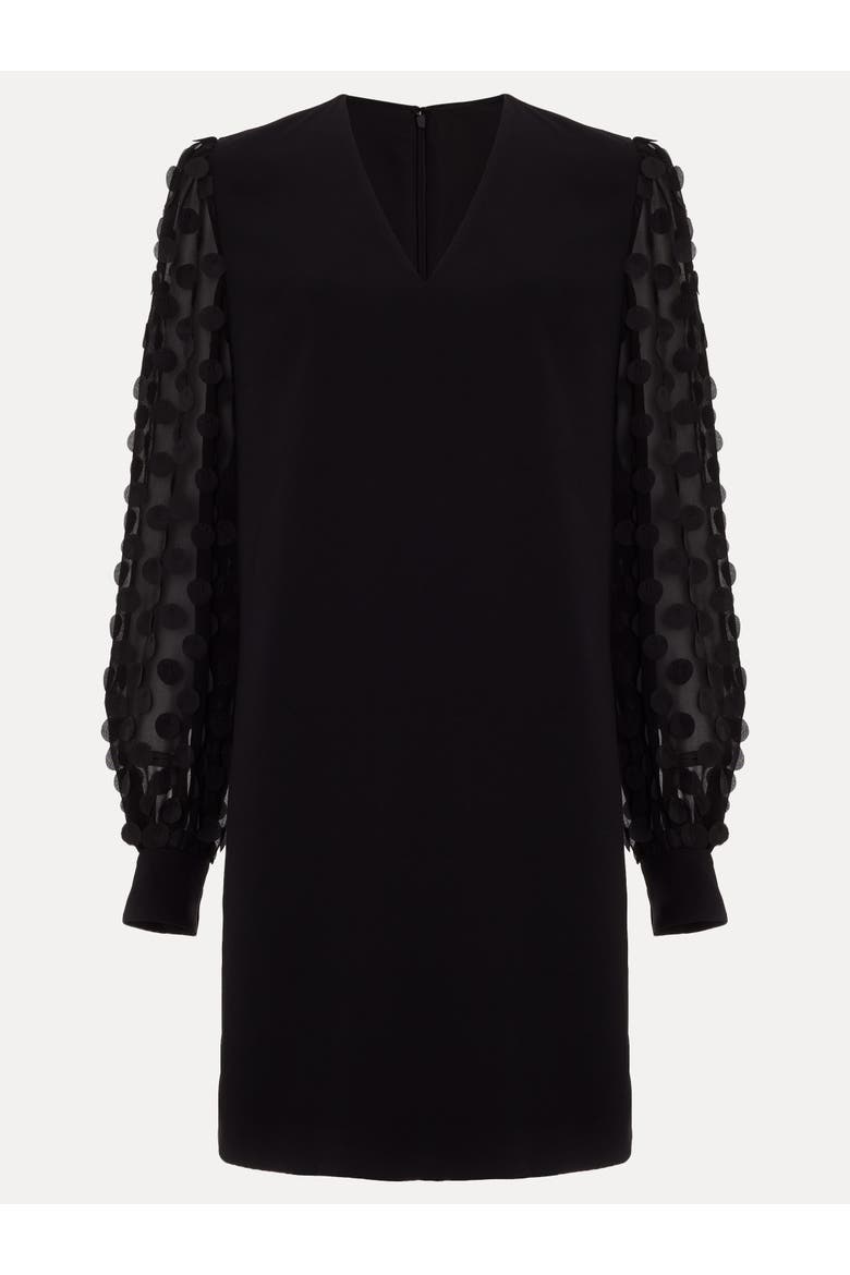 Laura Mini Dress, Alternate, color, Black