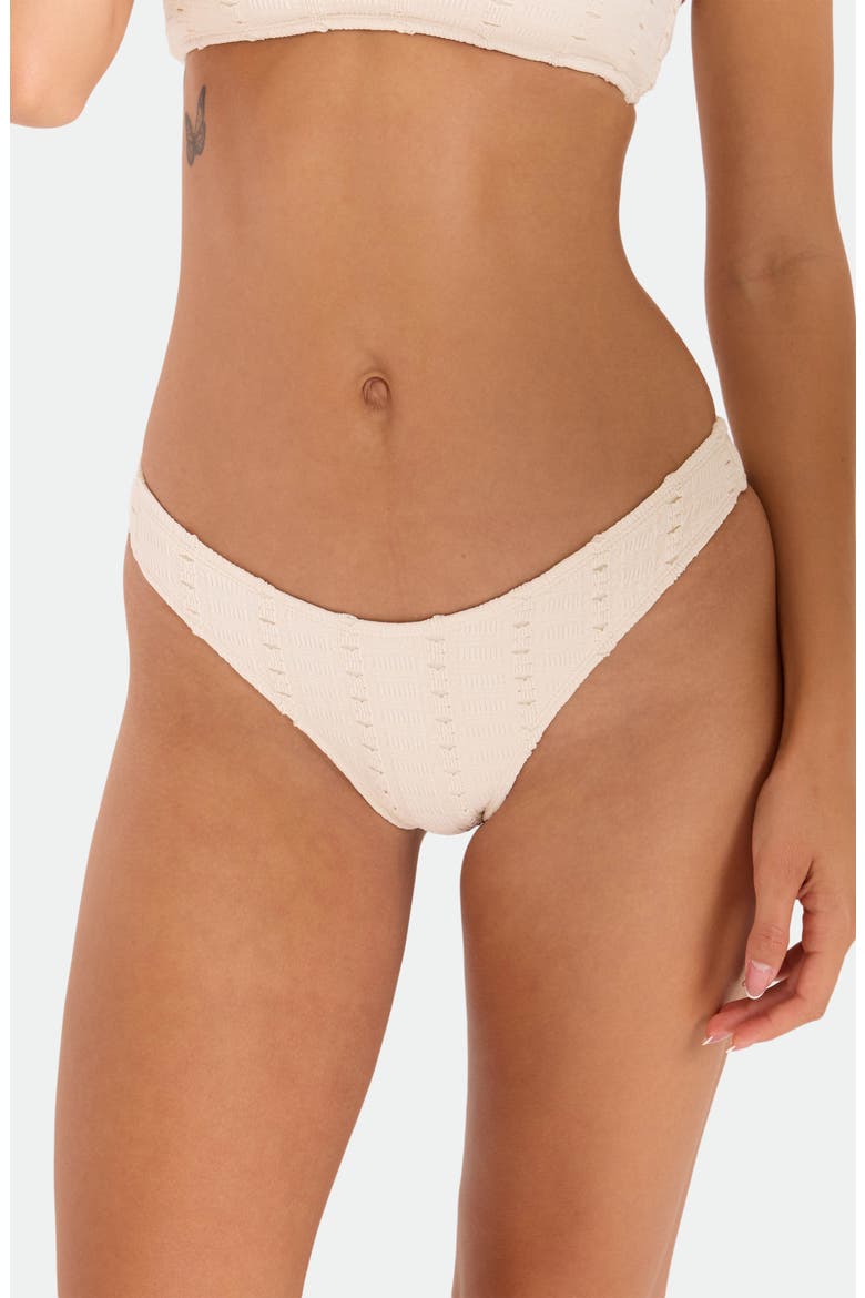 Coco Low Tide V-Cut Bikini Bottoms, Main, color, WHITE SAND