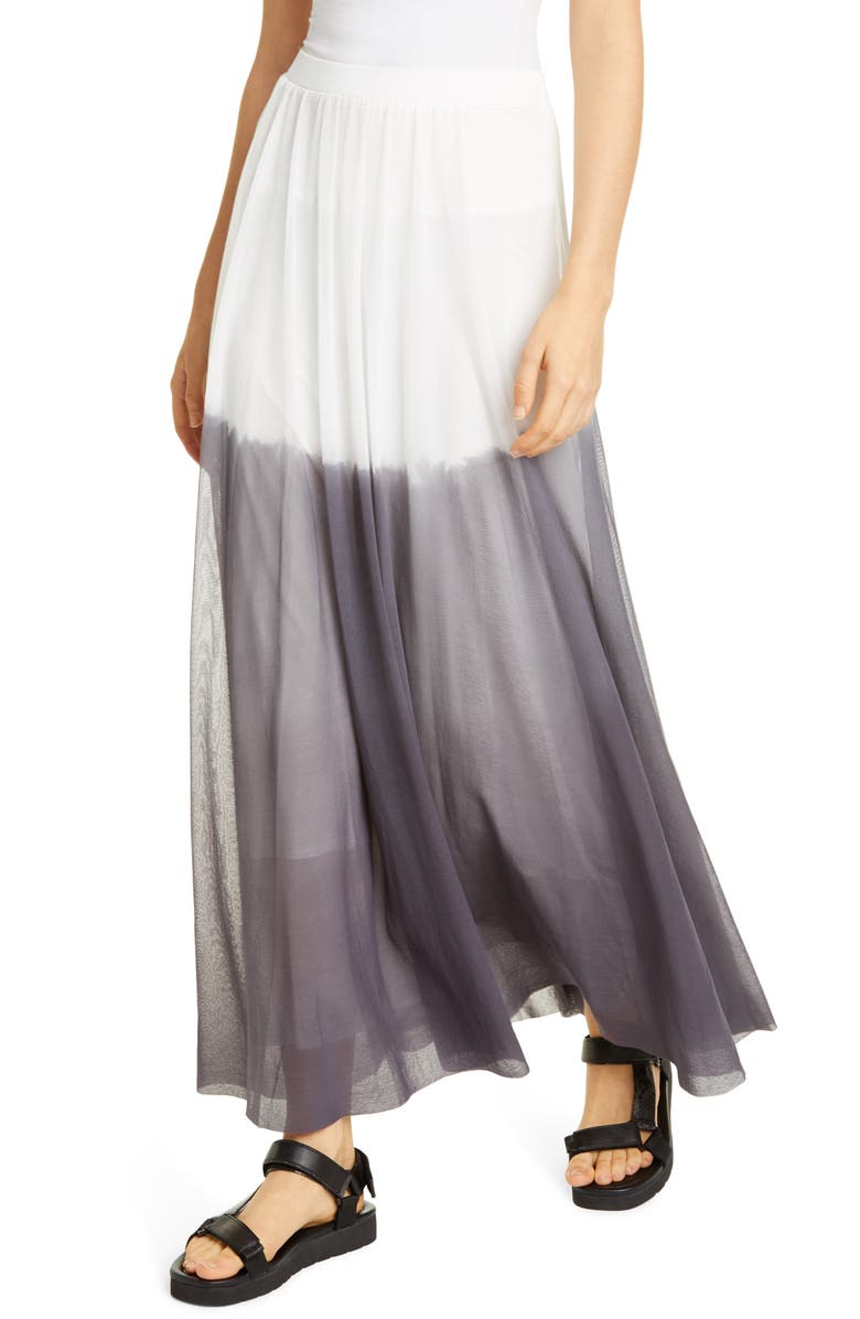 Fuzzi Dégradé Mesh Maxi Skirt, Alternate, color,