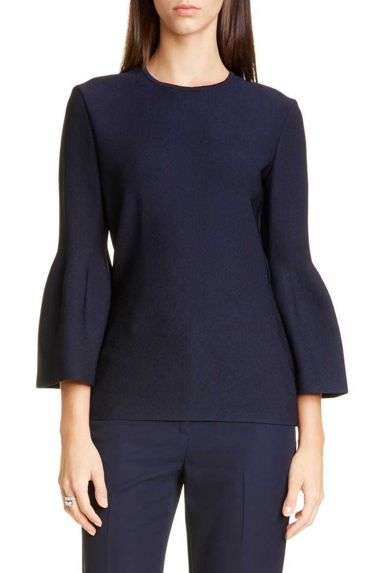 Sculptural Milano Sweater, Main, color, NAVY
