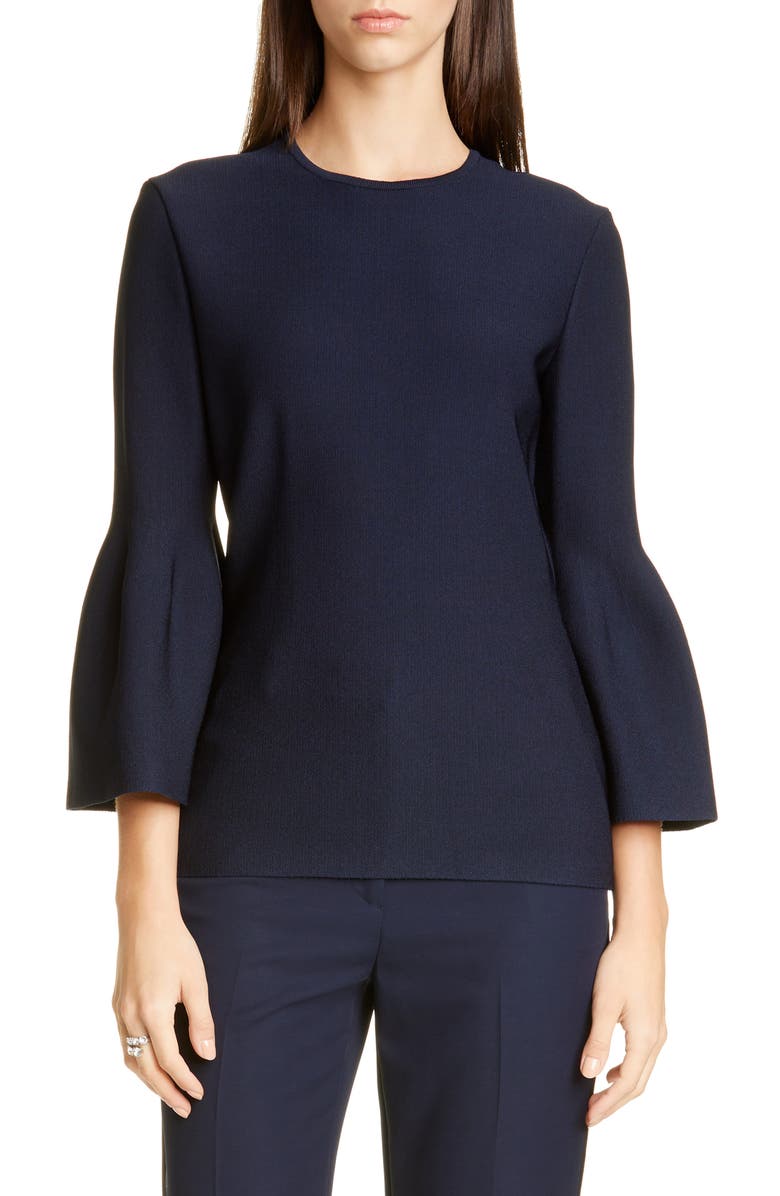 St. John Evening Sculptural Milano Sweater, Main, color,