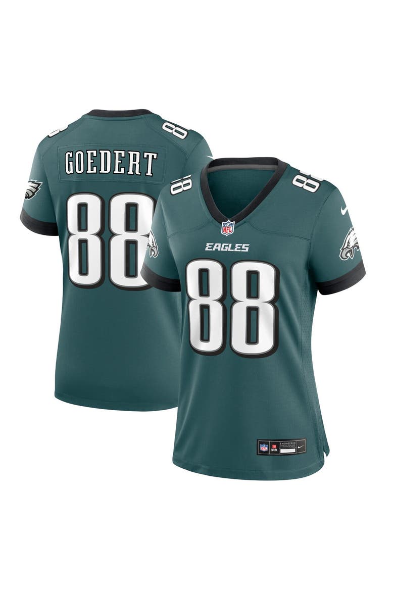 Women's Nike Dallas Goedert Midnight Green Philadelphia Eagles Team Game Jersey, Main, color, Green