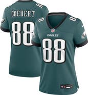 Nike Women's Nike Dallas Goedert Midnight Green Philadelphia Eagles Team Game Jersey