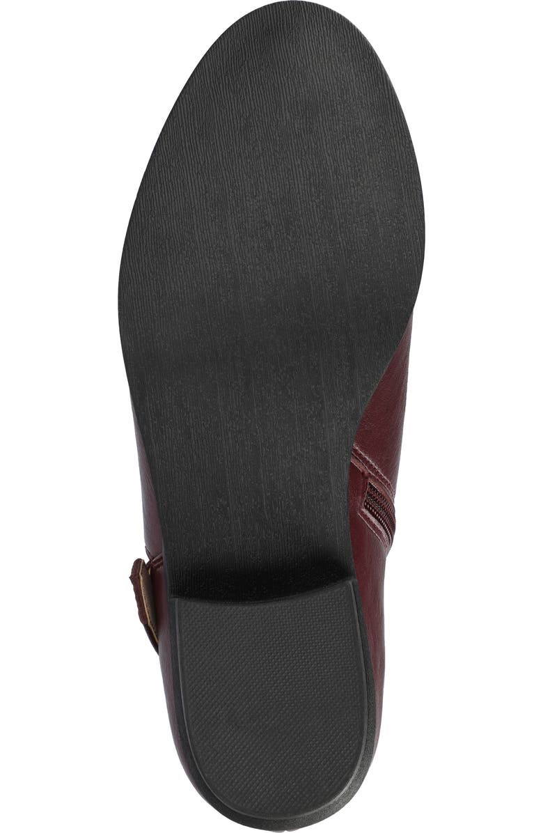 Journee Collection Devina Buckle Boot - Wide Width Available, Alternate, color, Oxblood