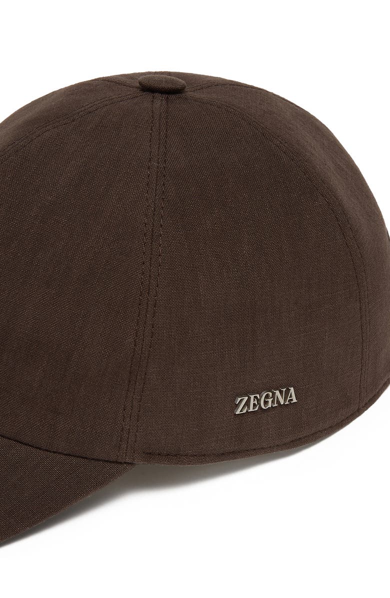 ZEGNA Linen Baseball Cap, Alternate, color, 