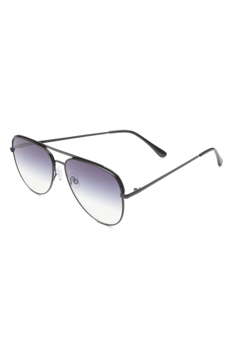 BP. Gradient Aviator Sunglasses, Alternate, color, Black