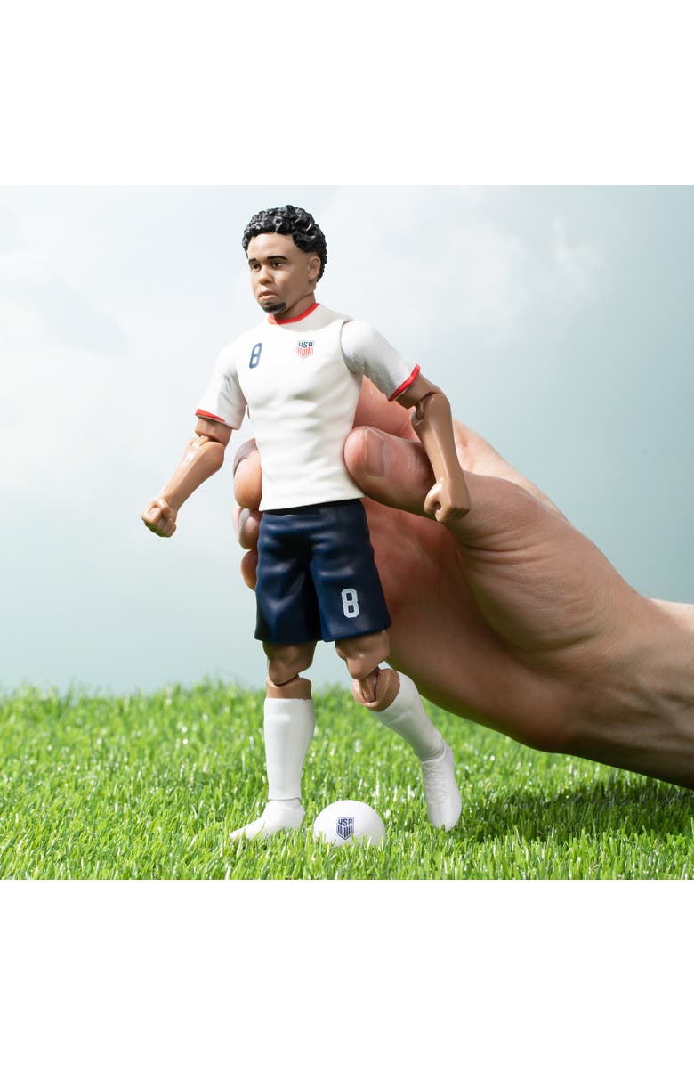 Banbo Toys SOCKERS USMNT Weston McKennie 8" Collectible Soccer Action Figure, Alternate, color, White