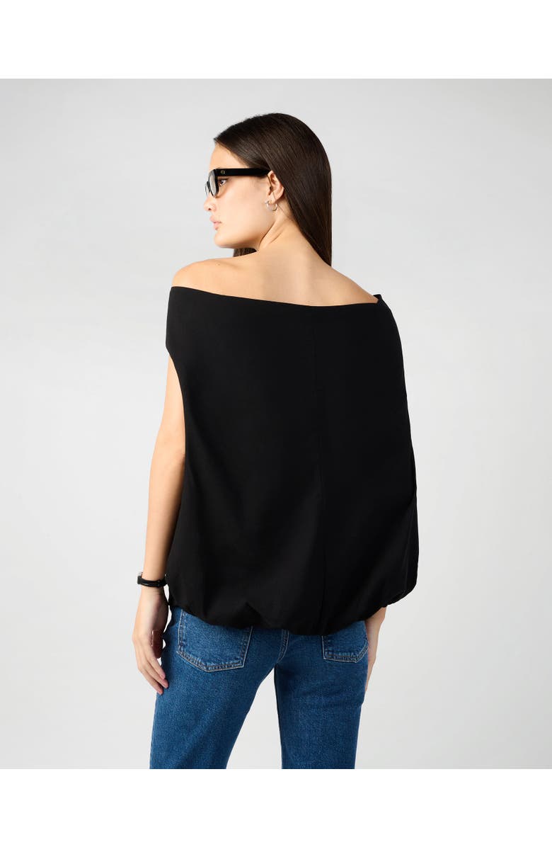 WeWoreWhat Off Shoulder Cape Top, Alternate, color, Black