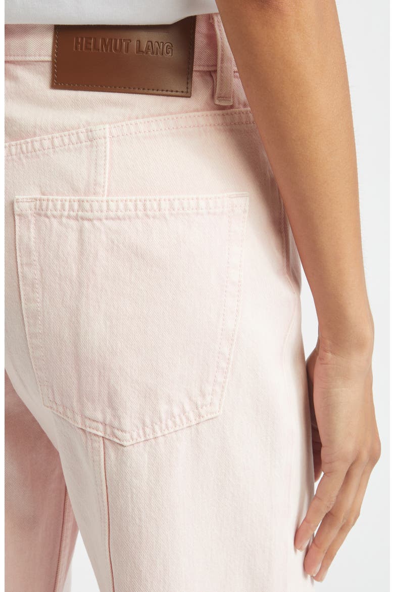 Wide Leg Organic Cotton Jeans, Alternate, color, PEONY