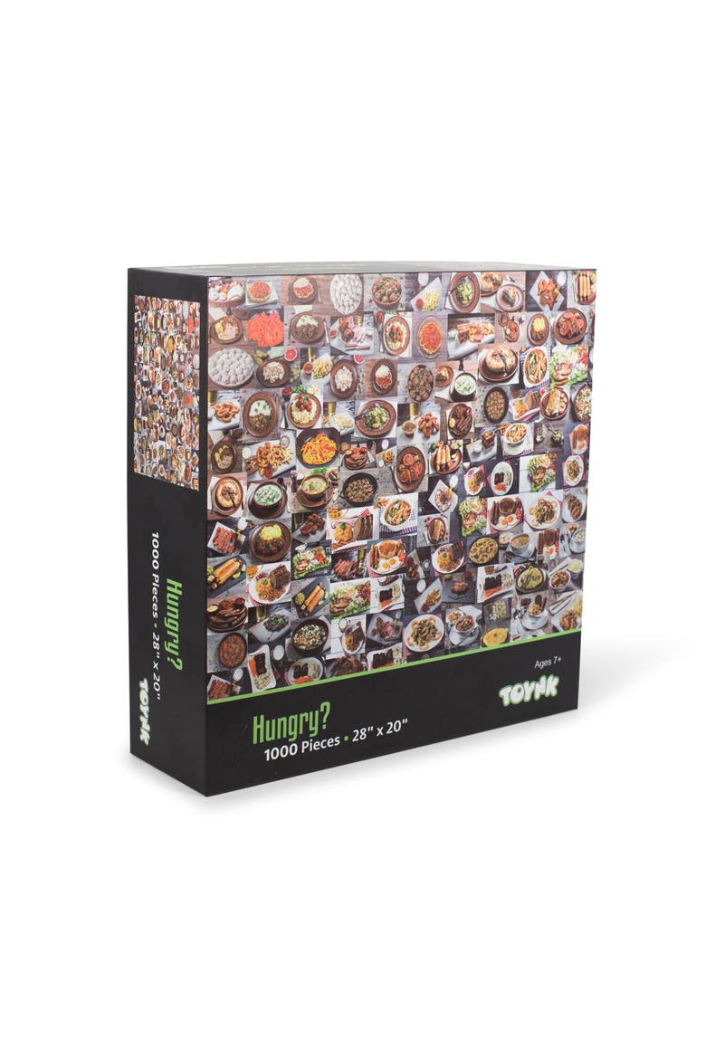 Hungry? Food Puzzle | 1000 Piece Jigsaw Puzzle | Family Game Night, Main, color, Multi-Color