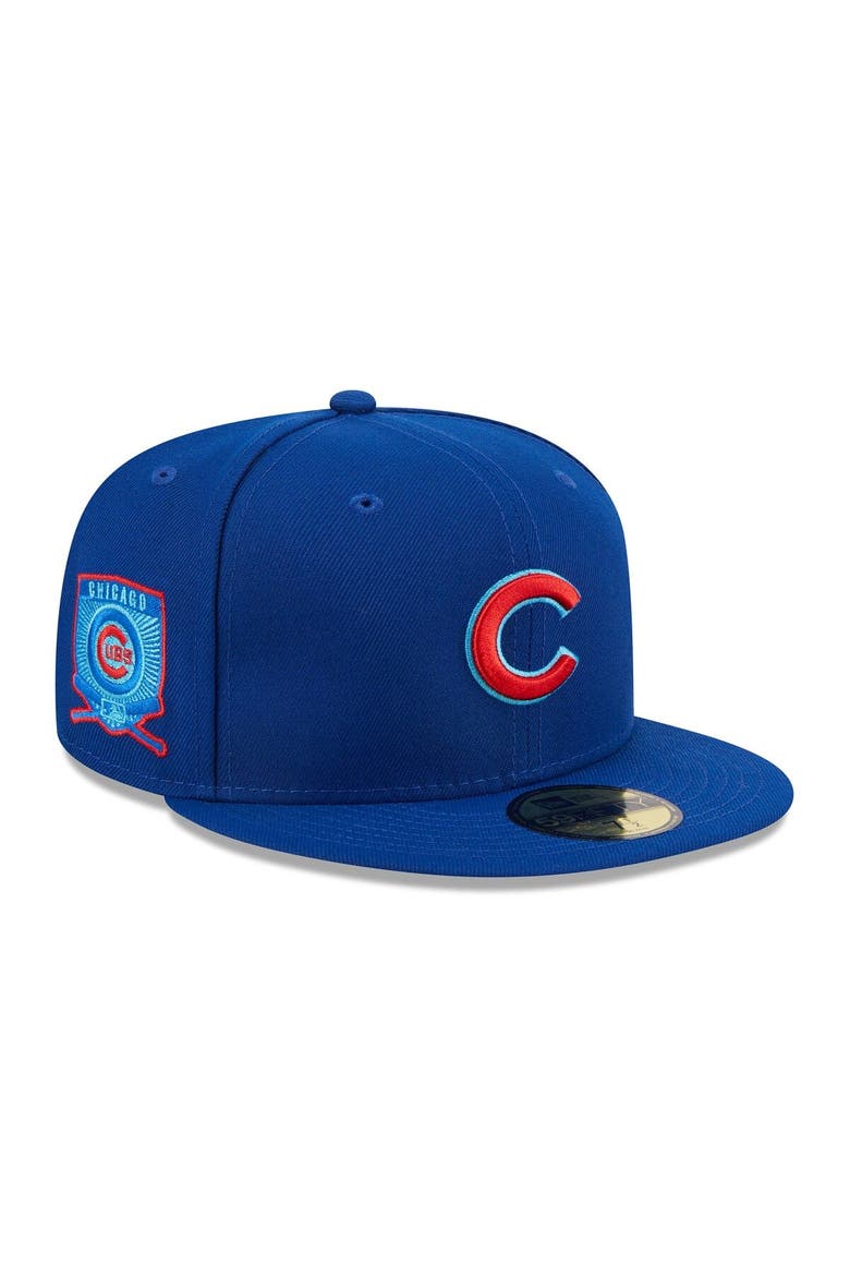 Men's New Era  Royal Chicago Cubs 2023 MLB Father's Day On-Field 59FIFTY Fitted Hat, Main, color, Royal