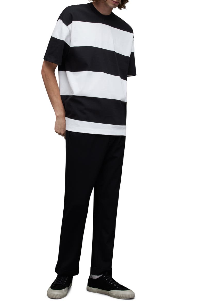 AllSaints Hami Stripe Oversize T-Shirt, Alternate, color, 