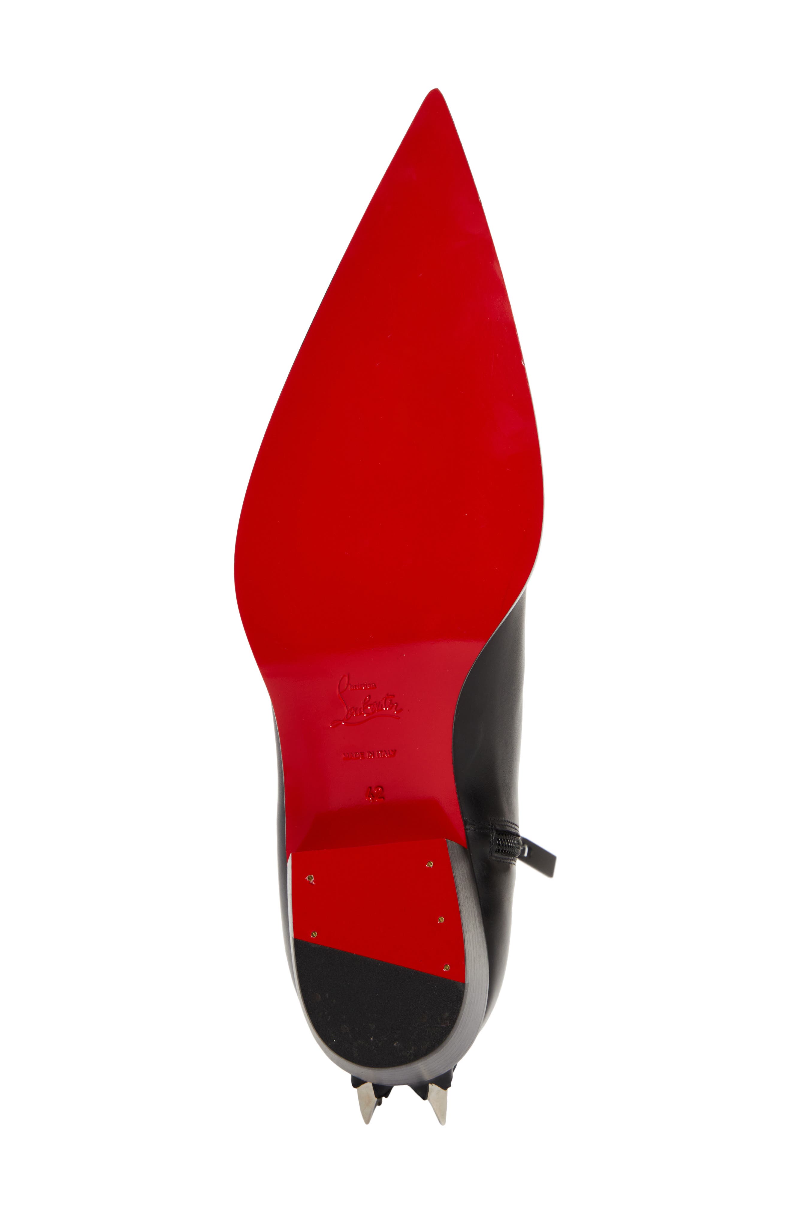Mr Clawiss Spike Pointy Cap Toe Boot, Alternate, color, BLACK