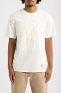MEMORY LANE Monogram Embossed Cotton Graphic T-Shirt