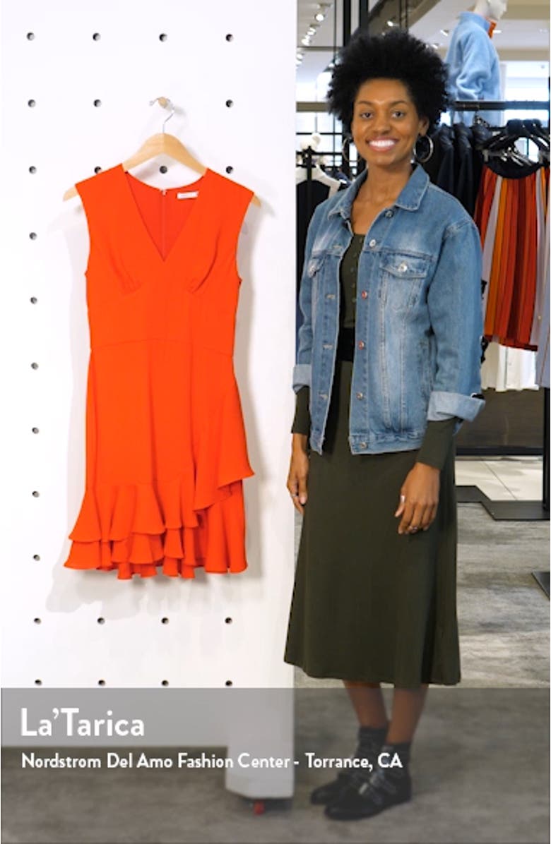 Atomic Ruffle Hem Minidress, sales video thumbnail