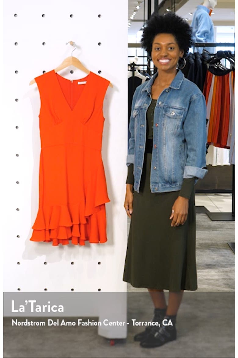 Atomic Ruffle Hem Minidress video