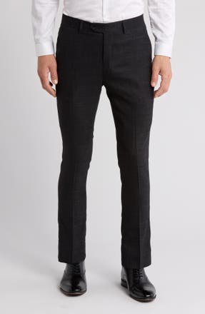 Tahari Plaid Slim Fit Dress Pants in BLACK · Bottom from Nordstrom Rack in a $189.88 outfit