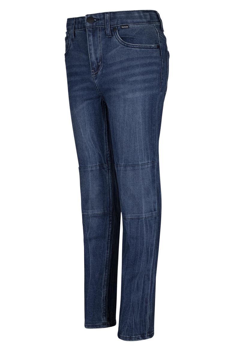Kids' Regular Tapered 5-Pocket Denim Jeans, Alternate, color, MARINA