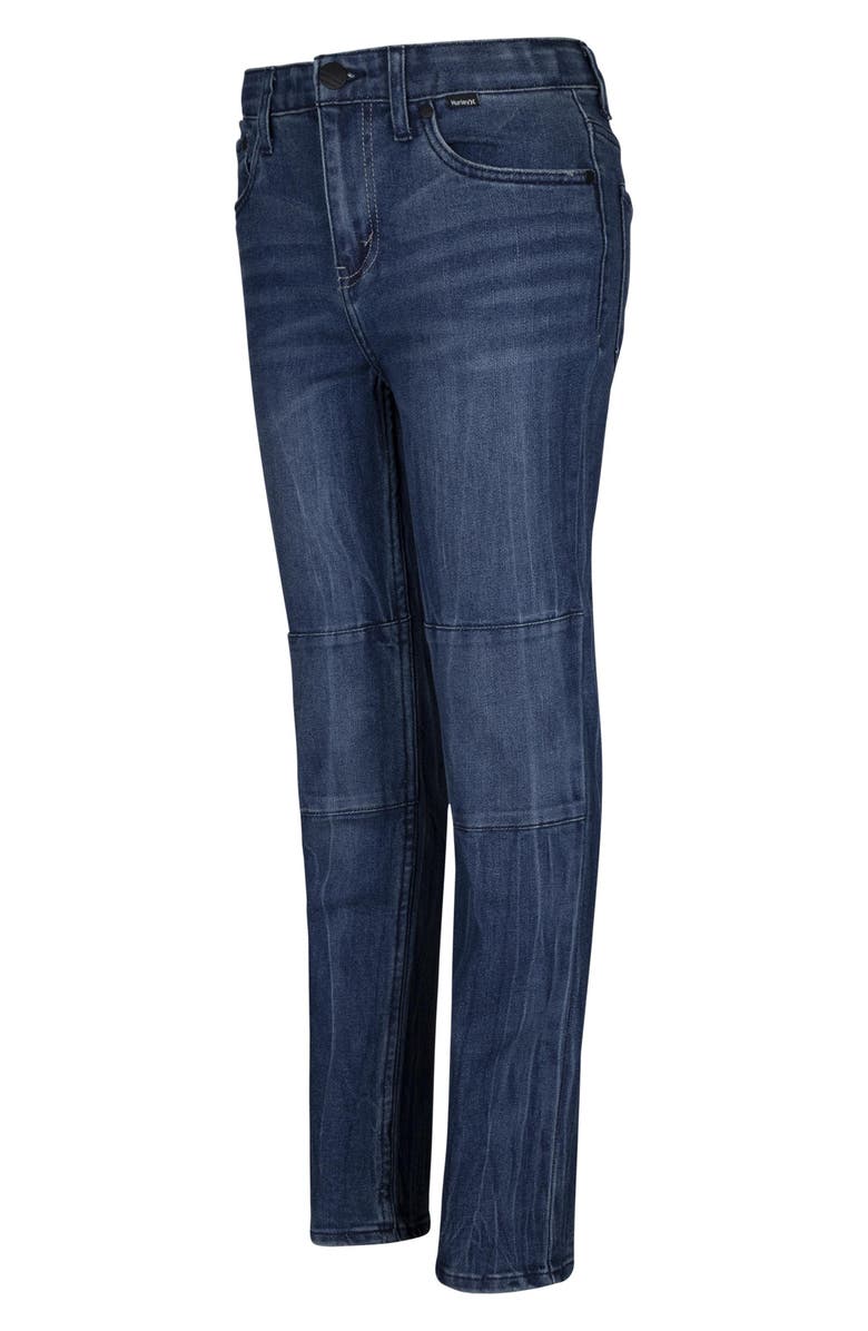 Hurley Kids' Regular Tapered 5-Pocket Denim Jeans, Alternate, color,