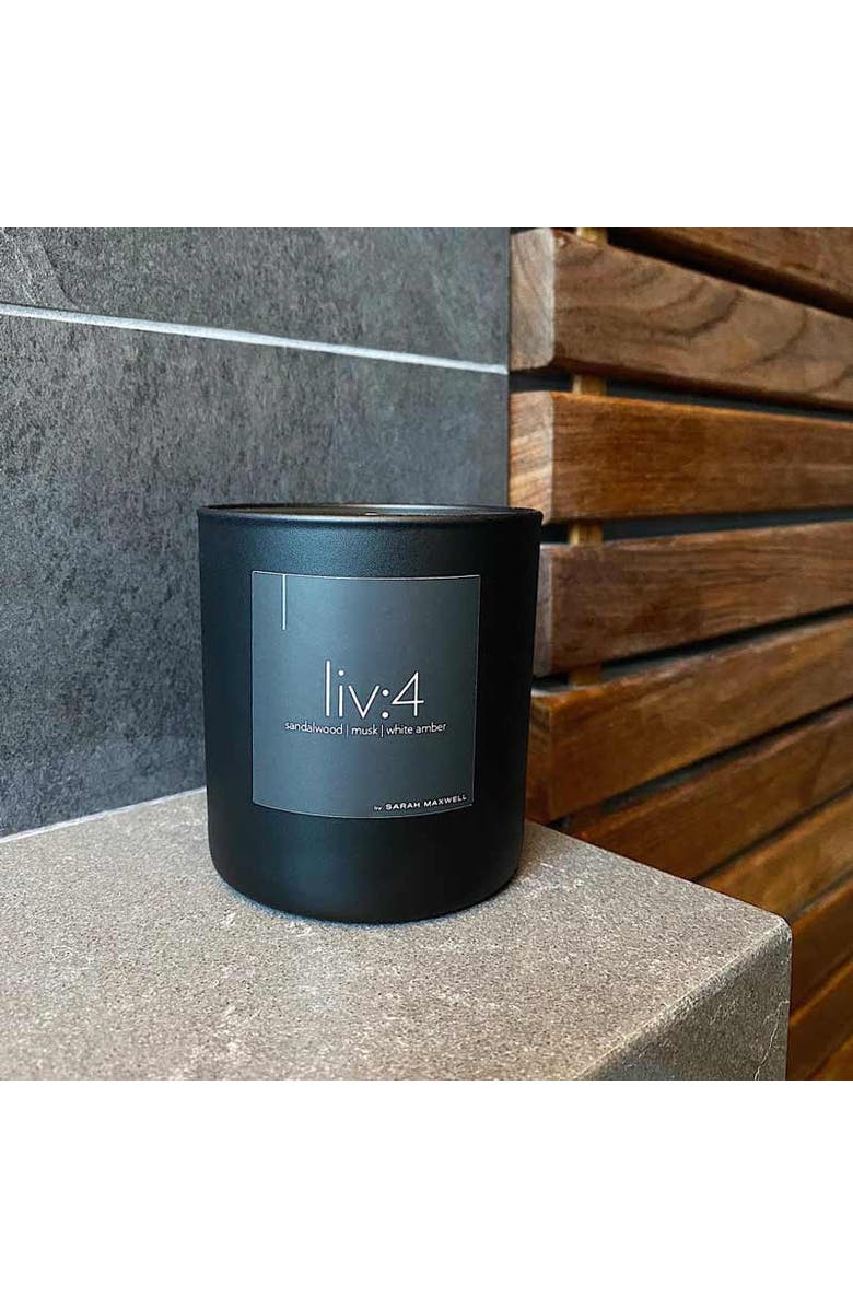 Sarah Maxwell Beauty liv4 Scented Candle, Alternate, color, 