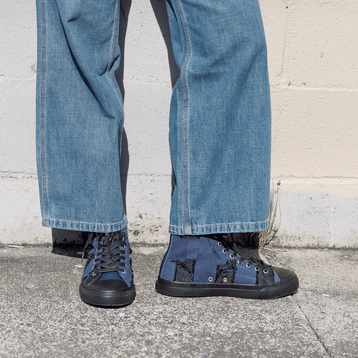All-American High-Top Sneaker, Alternate, color, Navy