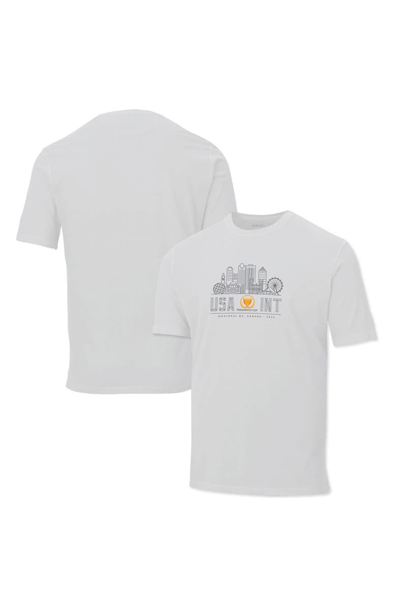 AHEAD Men's Ahead  White 2024 Presidents Cup  Chapmant T-Shirt, Main, color, 