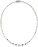 eddieBorgo Crescent Labradorite Collar Necklace