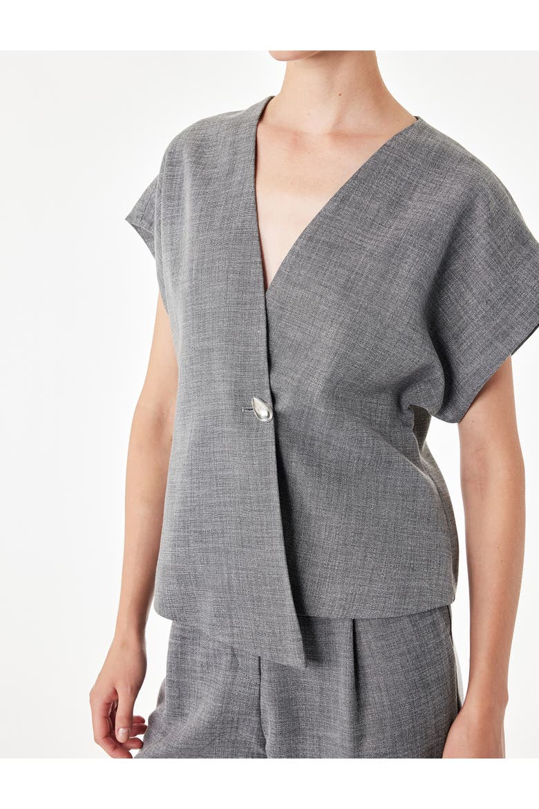 V Neck Vest, Alternate, color, ANTHRACITE