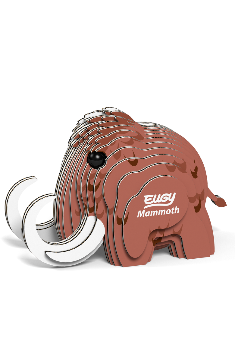 Eugy Puzzles Mammoth 3D Puzzle, Alternate, color, NO COLOR