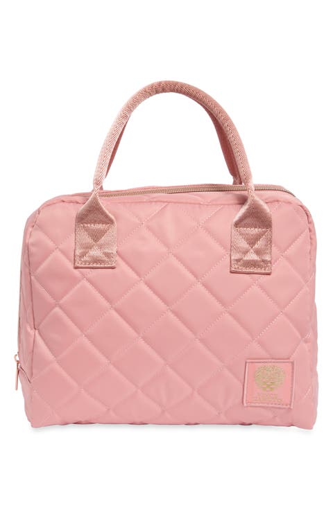 Diamond Quilted Lunch Bag